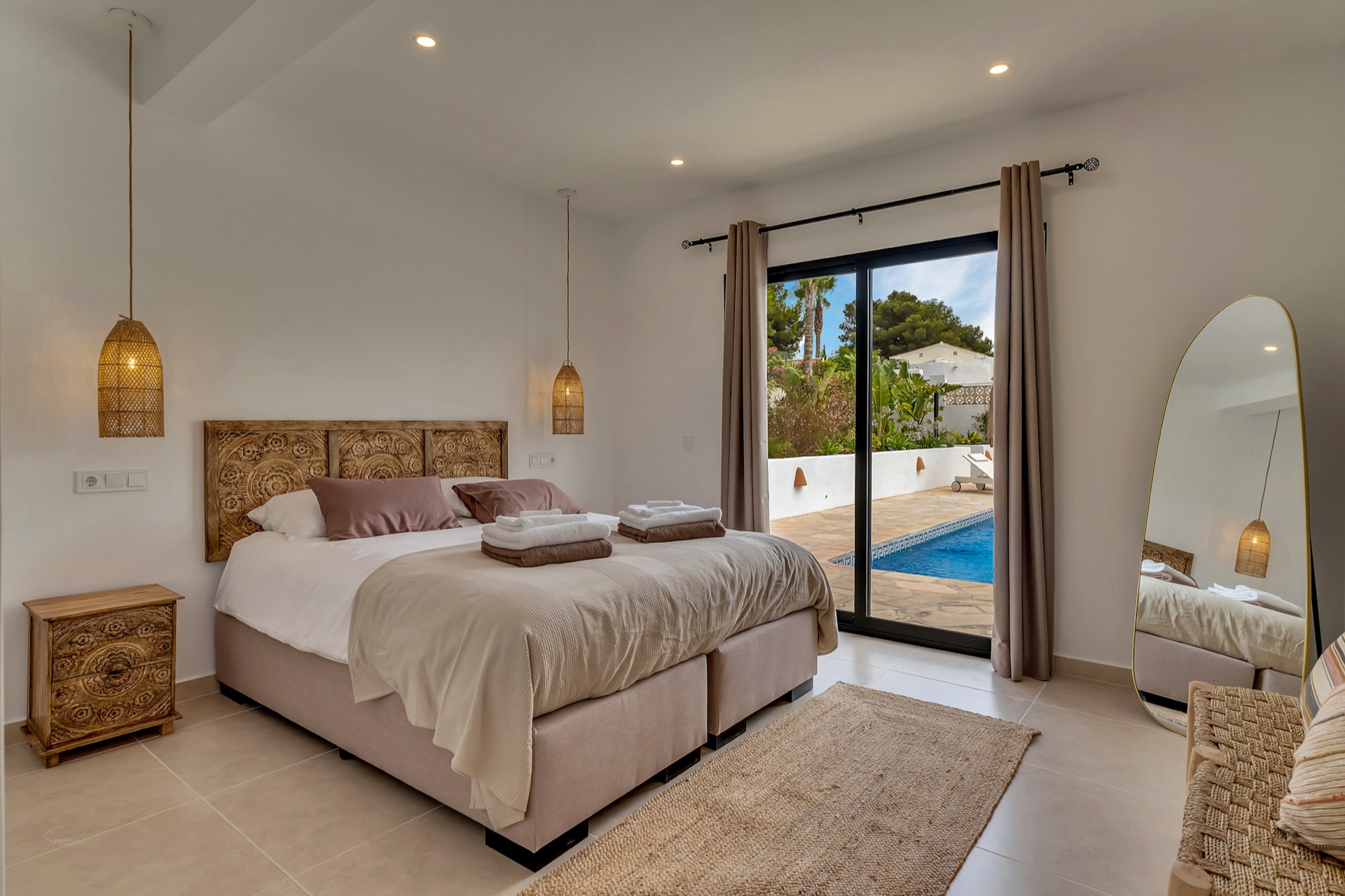 Slaapkamer van Casa Monte Zen